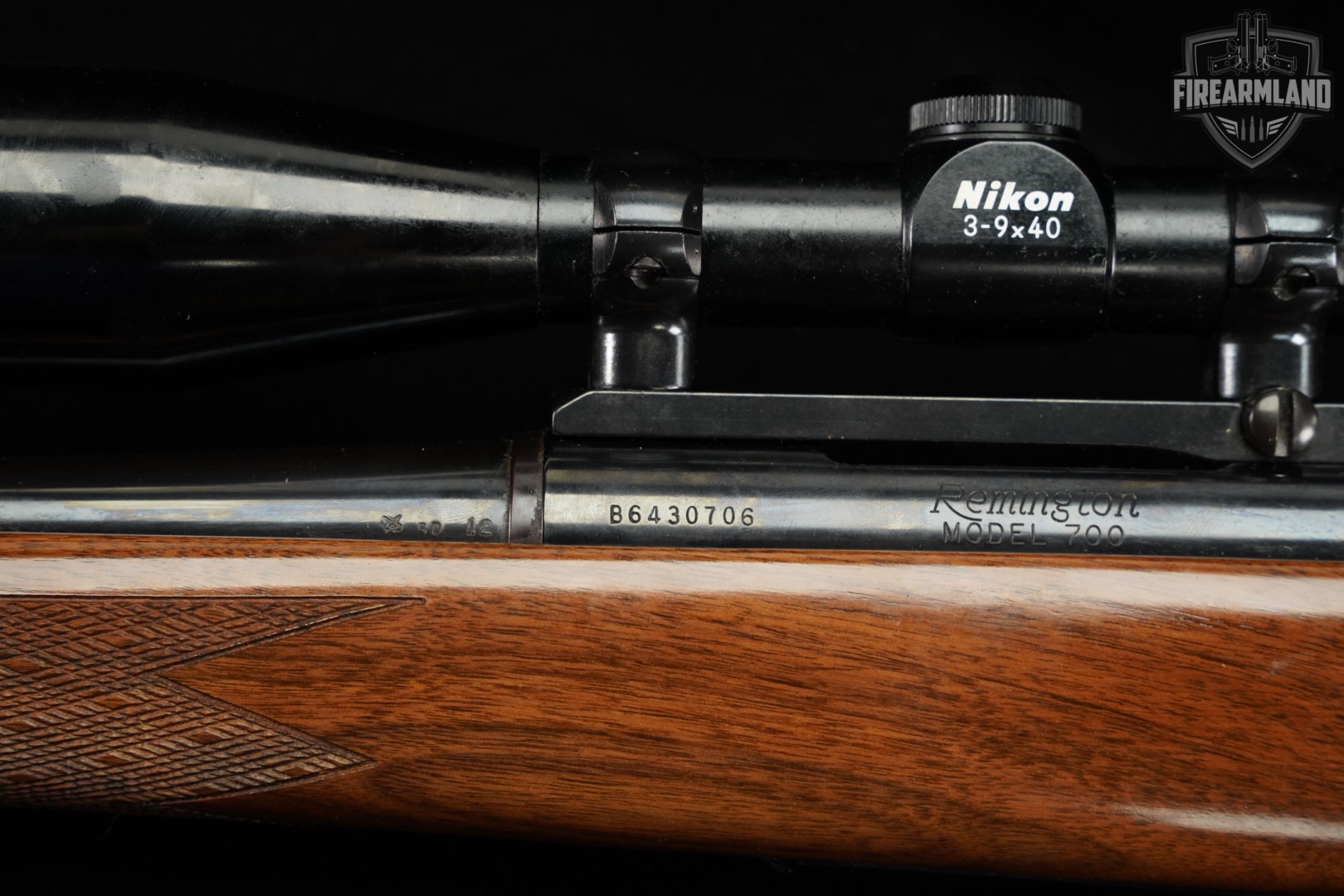 Remington Model 700 BDL 223 Rem 24" Blued & Walnut M700 +NIKON SCOPE-img-20