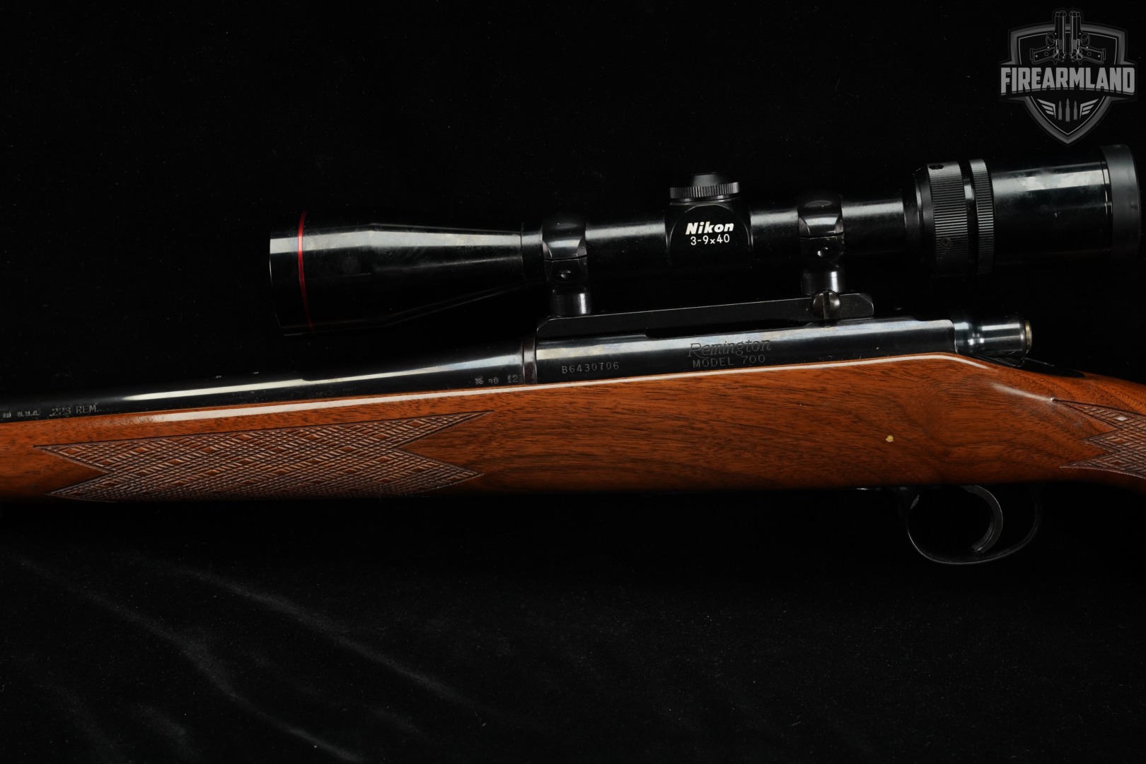 Remington Model 700 BDL 223 Rem 24" Blued & Walnut M700 +NIKON SCOPE-img-8