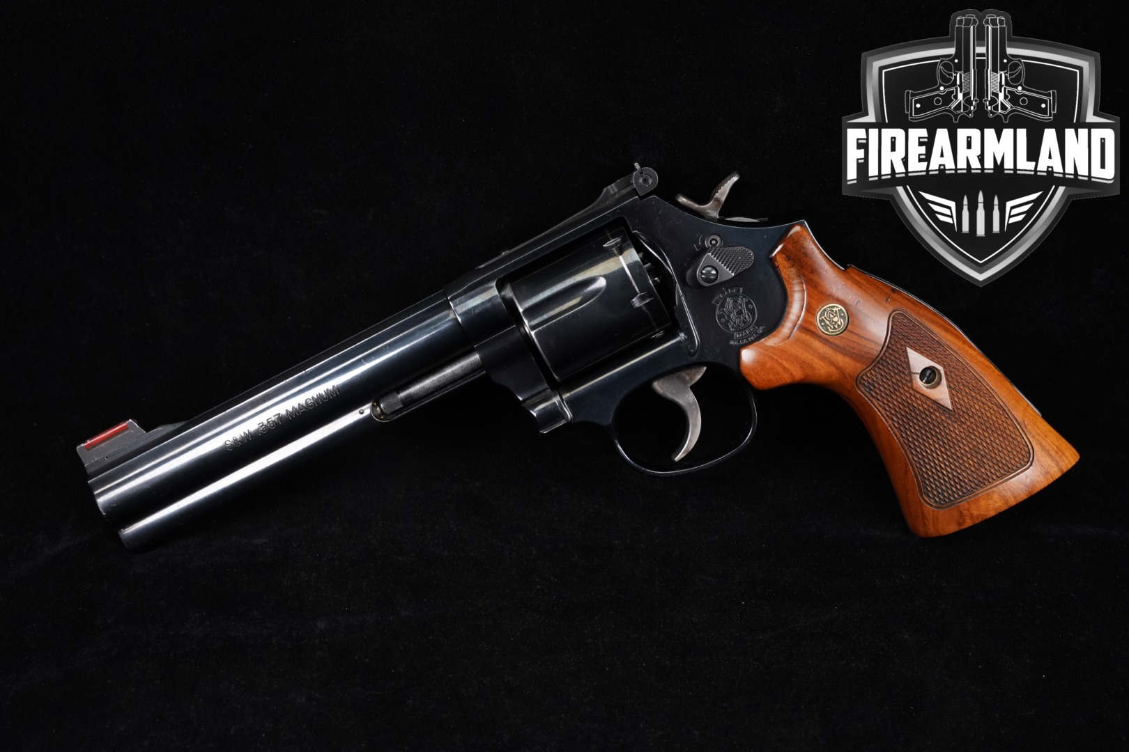 Smith & Wesson (S&W) Model 586-8 Classic .357 Mag. Blued in Fair Condition Thumbnail