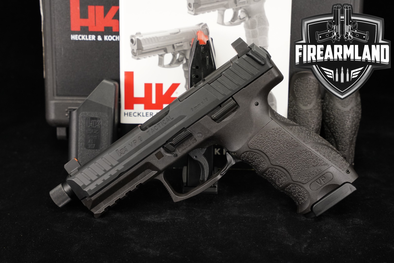 Heckler & Koch (H&K, HK) VP9 Tactical OR 9mm Luger Black in Excellent Condition Thumbnail