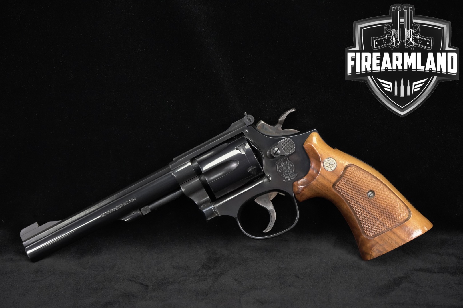 Smith & Wesson (S&W) Model 17-5 K-22 Masterpiece .22 LR Blued in Excellent Condition Thumbnail