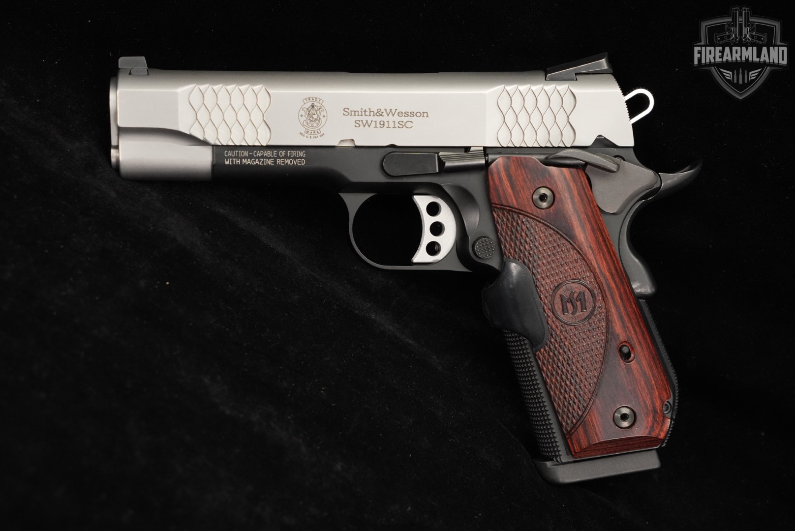Smith & Wesson SW1911SC E-Series 45 ACP S&W SW 1911 SC +ORIG CASE & HOLSTER-img-3