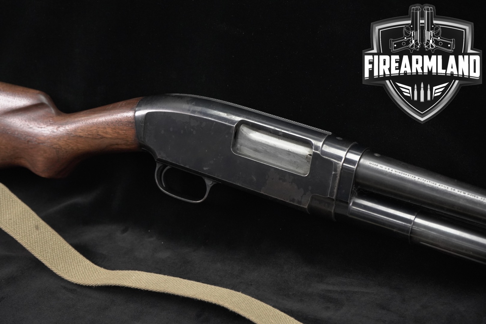 1926 Winchester Repeating Arms Model 12 12 Gauge Blued & Walnut in Fair Condition Thumbnail