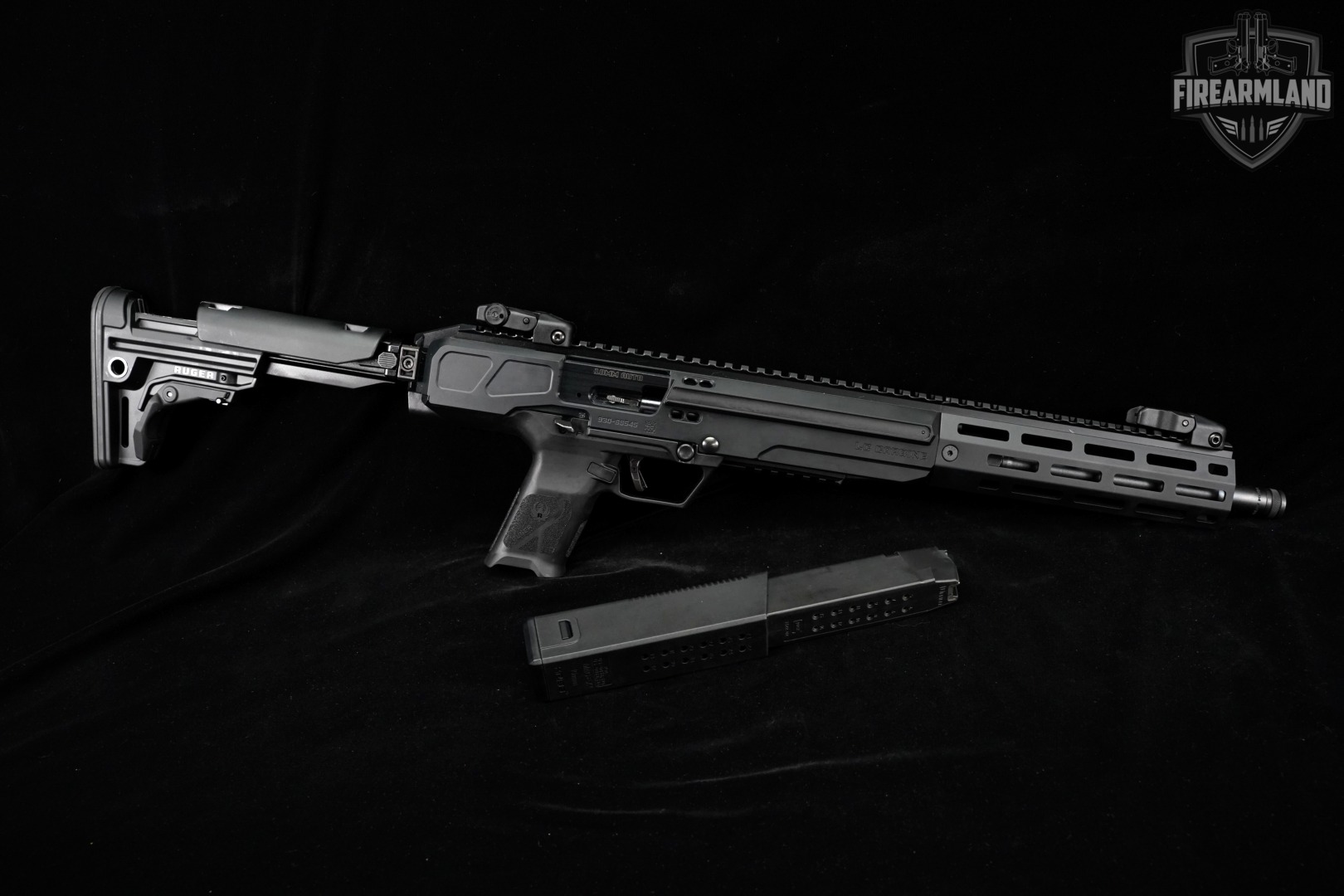 Ruger LC Carbine 10mm 16.25" NITRIDED THREADED M-LOK SIDE-FOLDER-img-2
