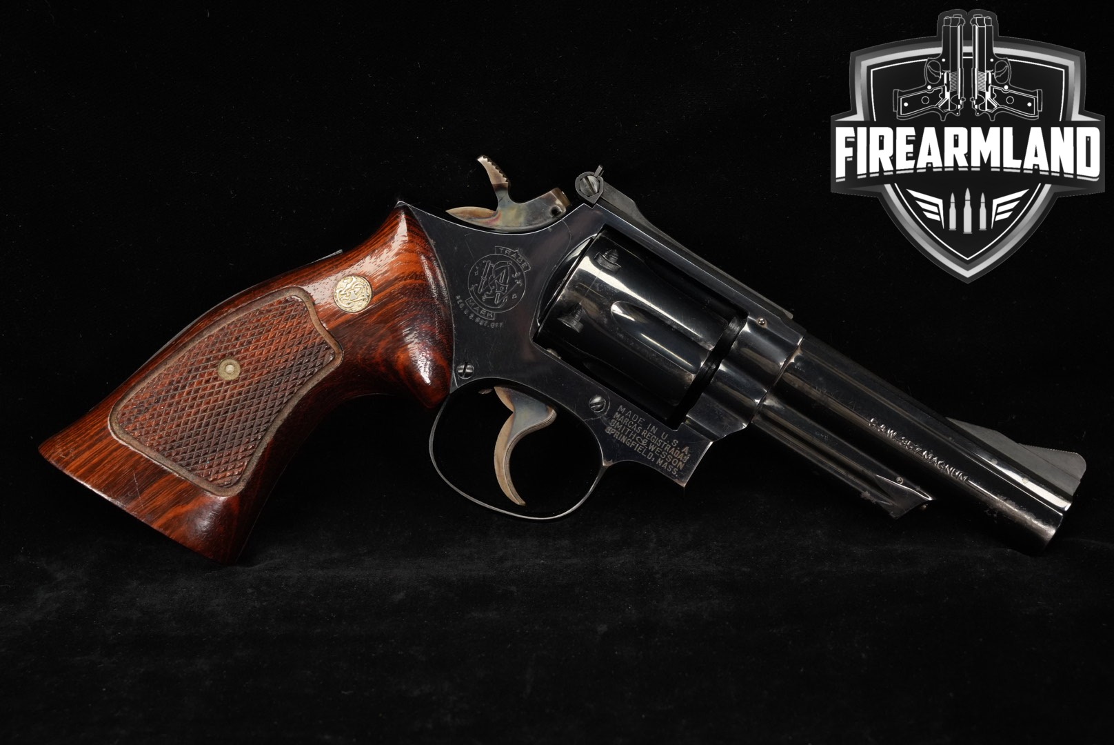 Smith & Wesson Model 19-2 S&W 357 Magnum 4 Blued DA/SA-img-0