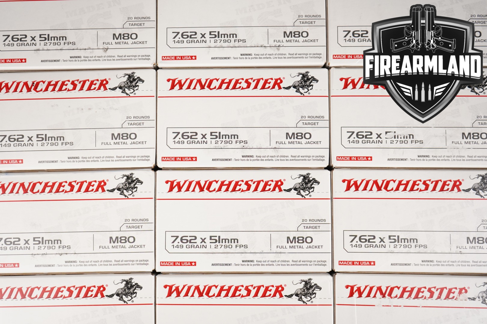 Winchester Repeating Arms M80 7.62mm NATO (7.62x51) in New - Old Stock Condition Thumbnail