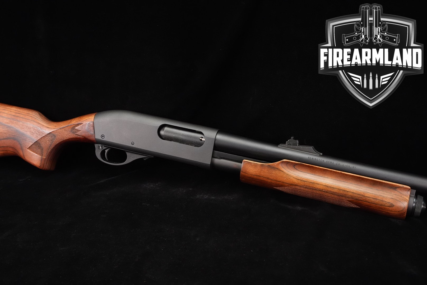Remington Model 870 Express Deer Gun 12-Gauge 20" Black & Hardwood M870-img-0