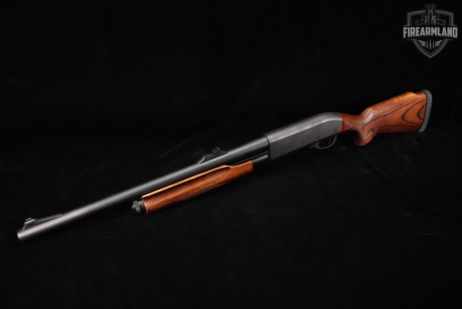 Remington Model 870 Express Deer Gun 12-Gauge 20" Black & Hardwood M870-img-2
