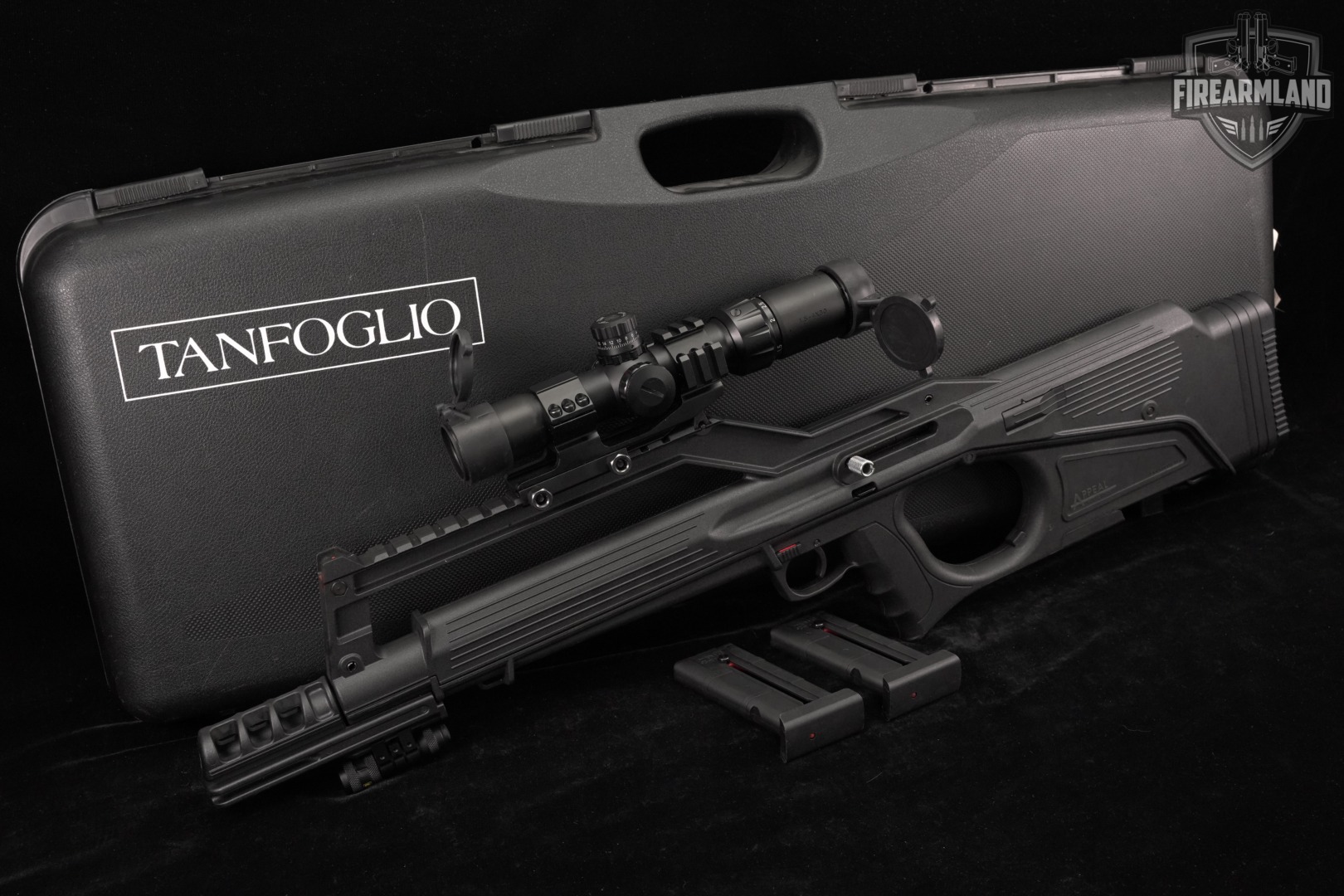 SCARCE Tanfoglio Appeal 22 WMR ITALY +3 MAGS, OG CASE, LASER, NC STAR SCOPE-img-2