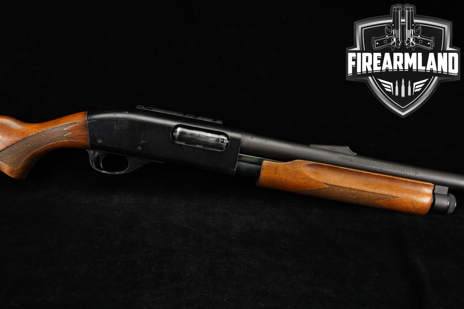 Remington Model 870 Express Fully Rifled Deer 12 Gauge Blued & Hardwood in Fair Condition Thumbnail
