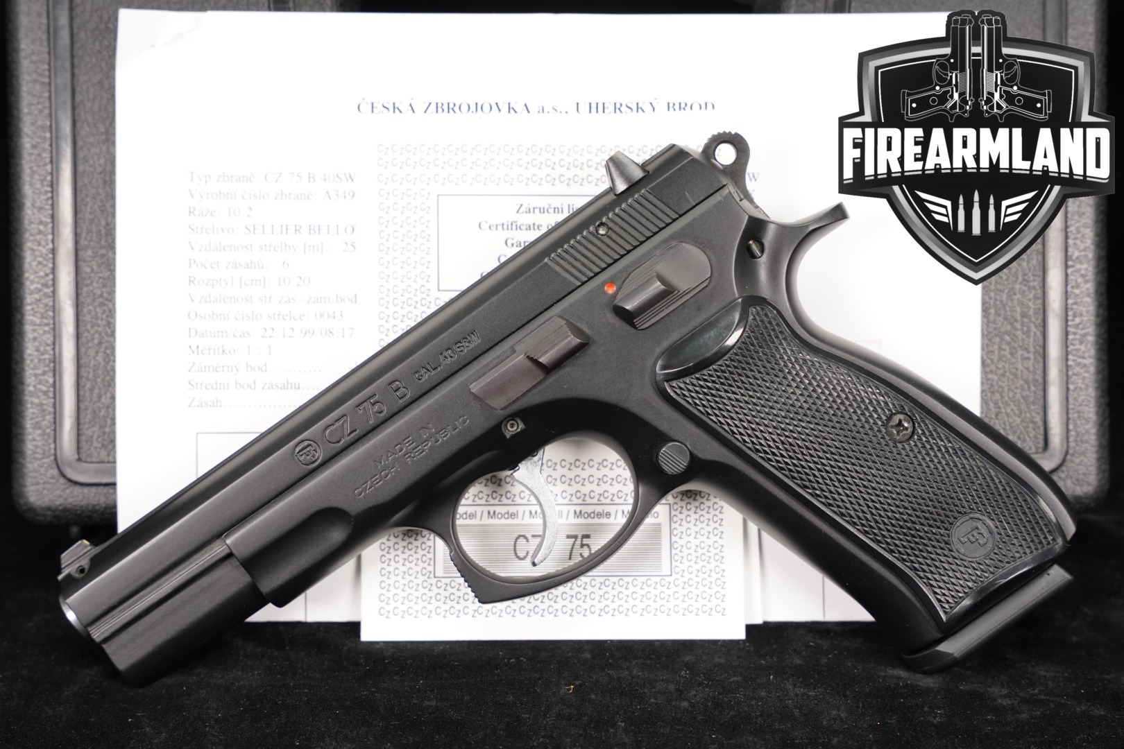 CZ 75 B 40 S&W 4.6" 75B CZ75B CZ75 +ORIG CASE-img-0