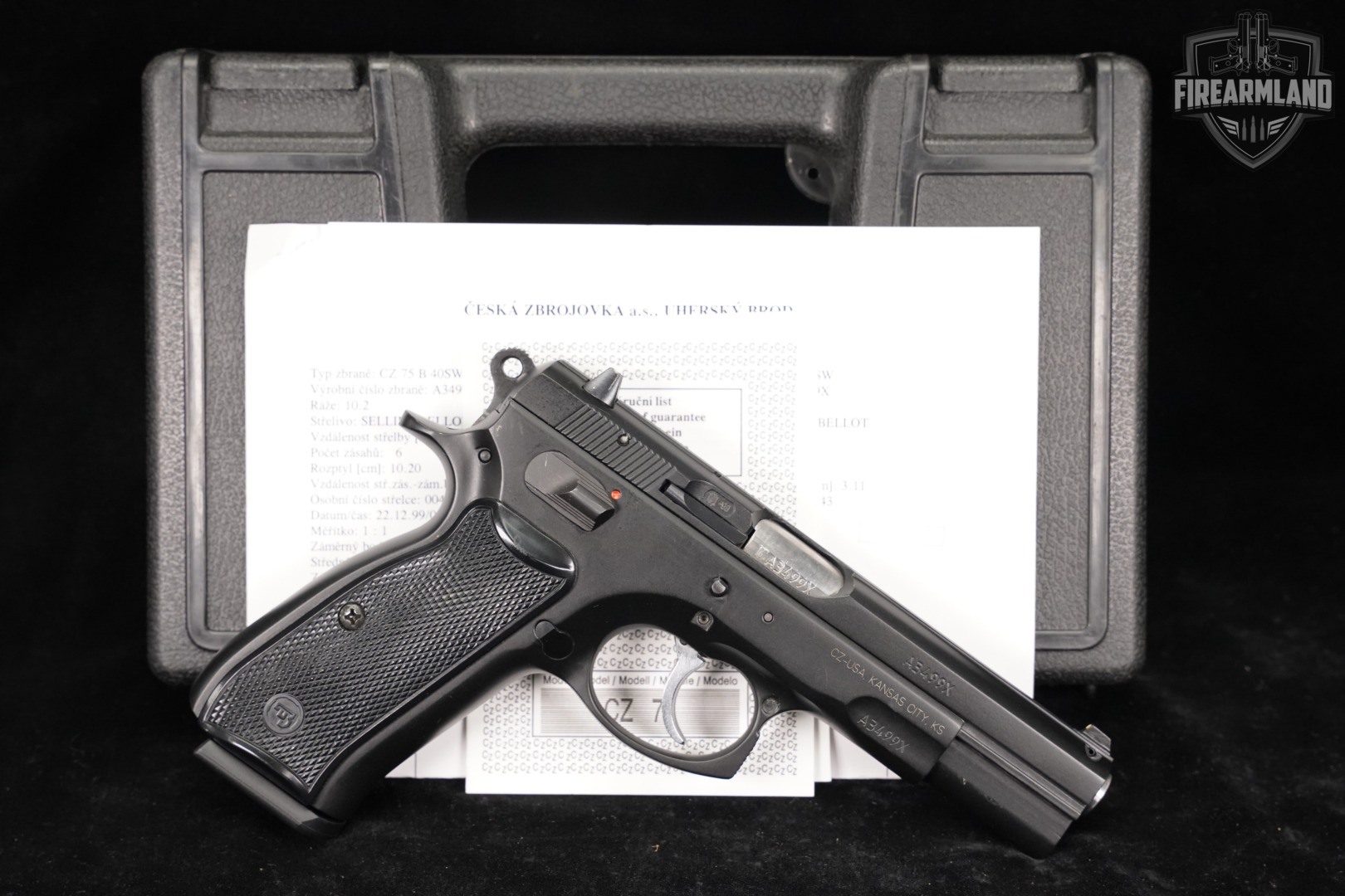 CZ 75 B 40 S&W 4.6" 75B CZ75B CZ75 +ORIG CASE-img-2