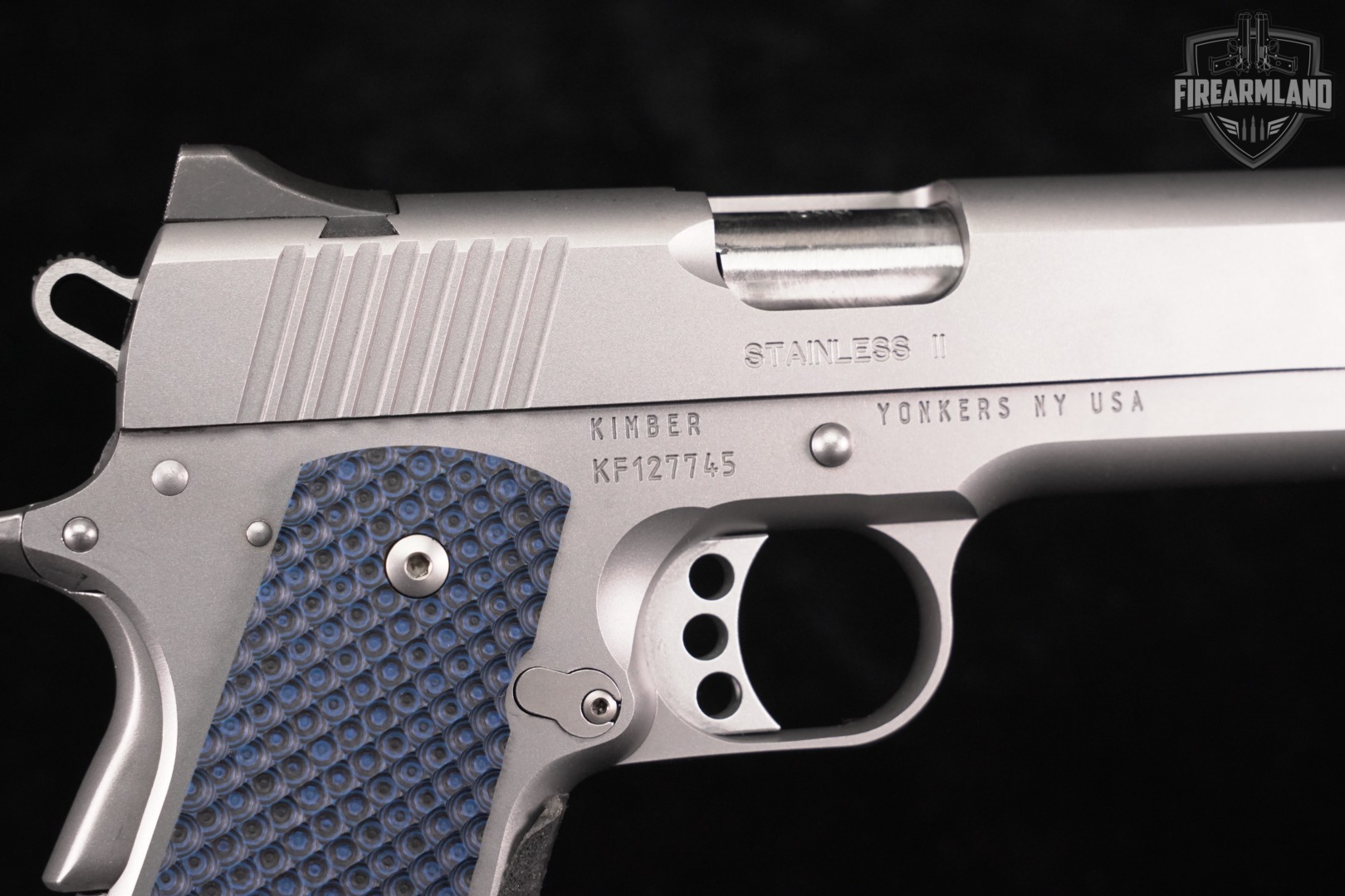 Kimber Stainless II 9mm 1911 5" WILSON COMBAT UPGRADES +4 MAGS & ORIG CASE-img-13