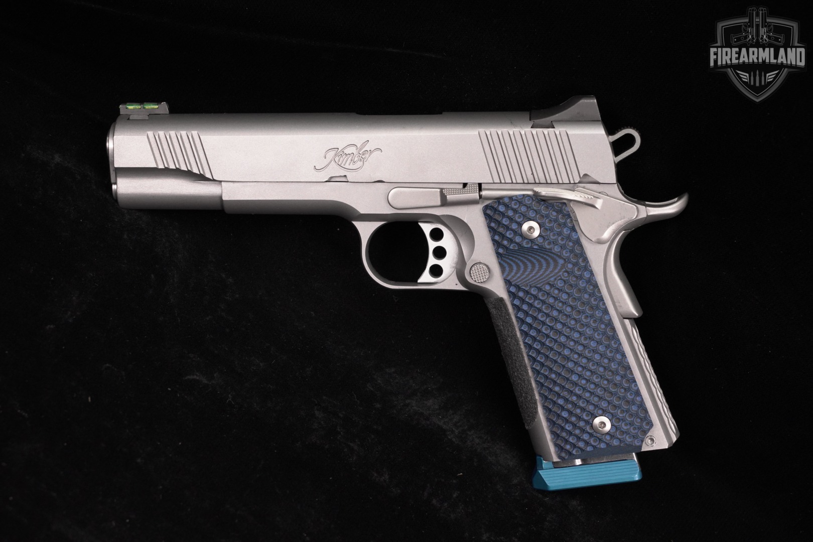 Kimber Stainless II 9mm 1911 5" WILSON COMBAT UPGRADES +4 MAGS & ORIG CASE-img-3