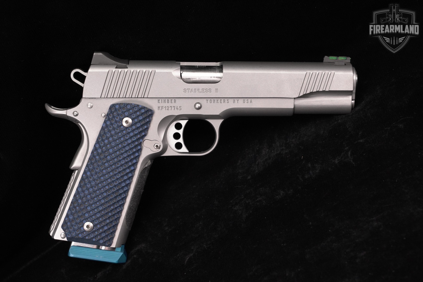 Kimber Stainless II 9mm 1911 5" WILSON COMBAT UPGRADES +4 MAGS & ORIG CASE-img-4