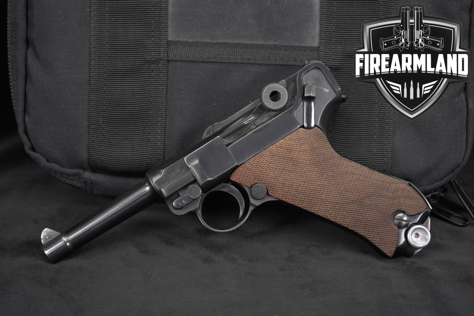 DWM P.08 1916 chamber date; S/42 toggle; Non-matching numbers 9mm Luger Blued in Poor Condition Thumbnail