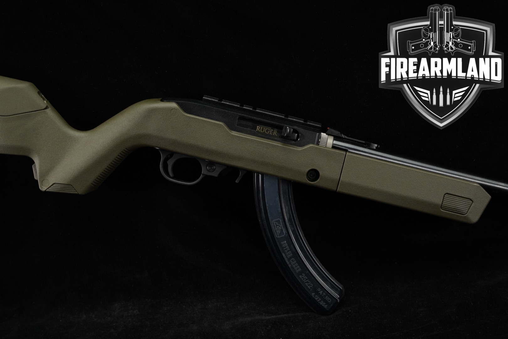 2026 Sturm Ruger 10/22 Takedown Magpul X-22 Backpacker .22 LR Black & OD Green in Very Good Condition Thumbnail