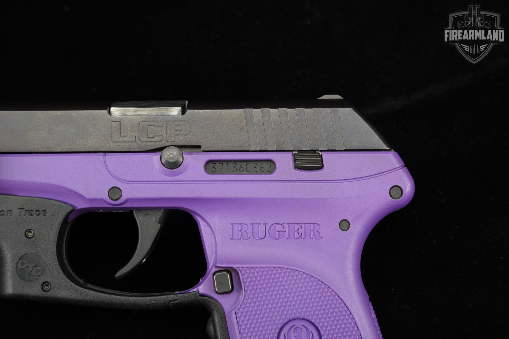 Ruger LCP Gen 1 380 ACP 2.75" Purple +2 MAGS, ORIG BOX & CT LASERGUARD-img-14