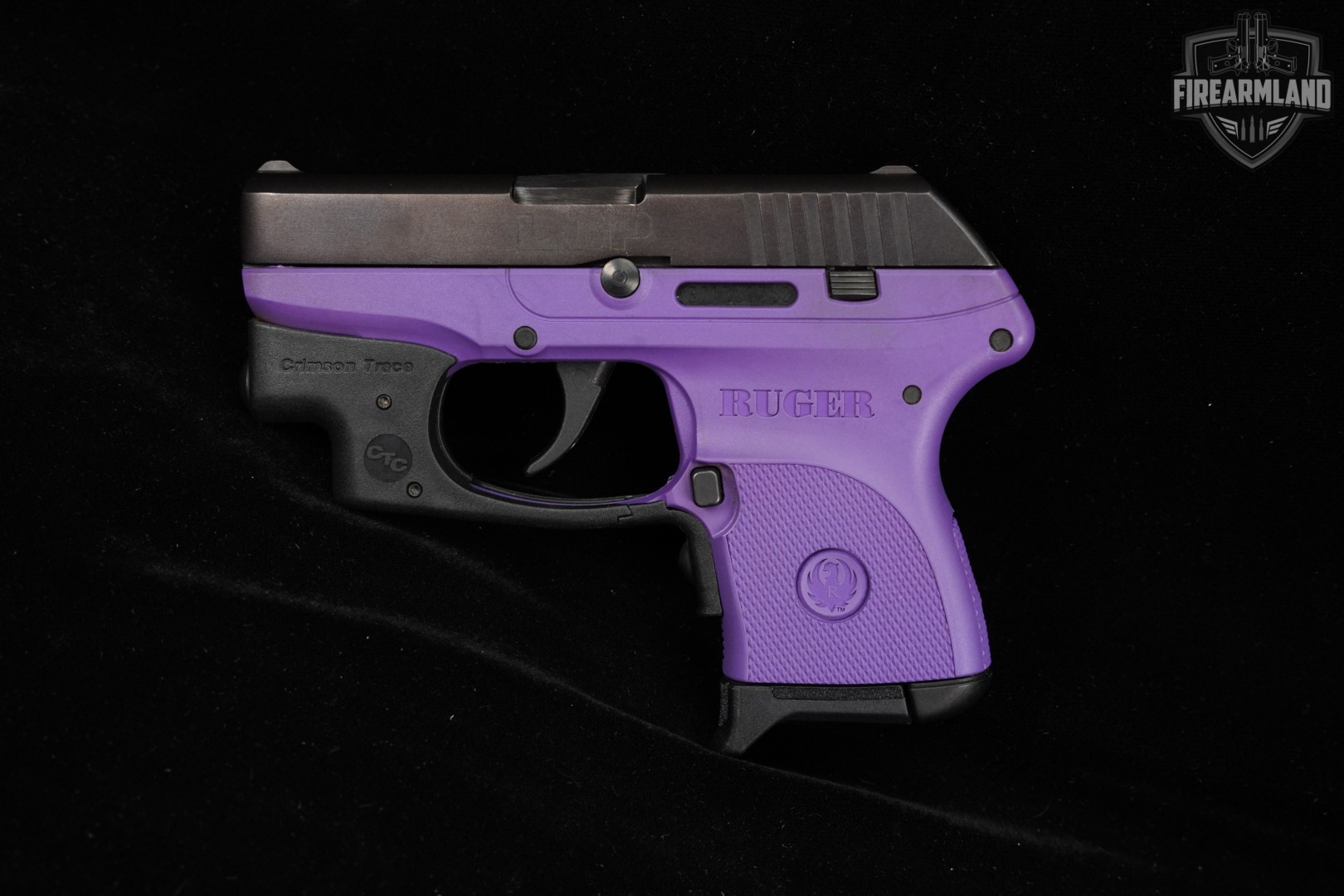 Ruger LCP Gen 1 380 ACP 2.75" Purple +2 MAGS, ORIG BOX & CT LASERGUARD-img-6