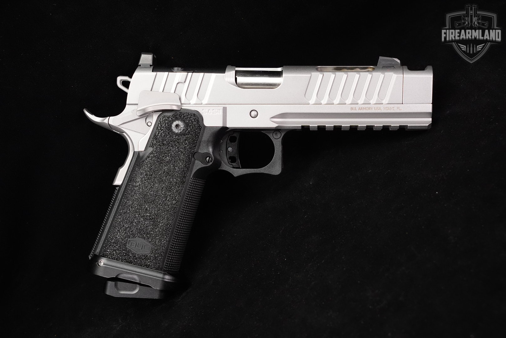 BUL Armory SAS II TAC COMP 9mm OR 5" 1911 2011 PORT +4 MAGS & ORIG BOX-img-3