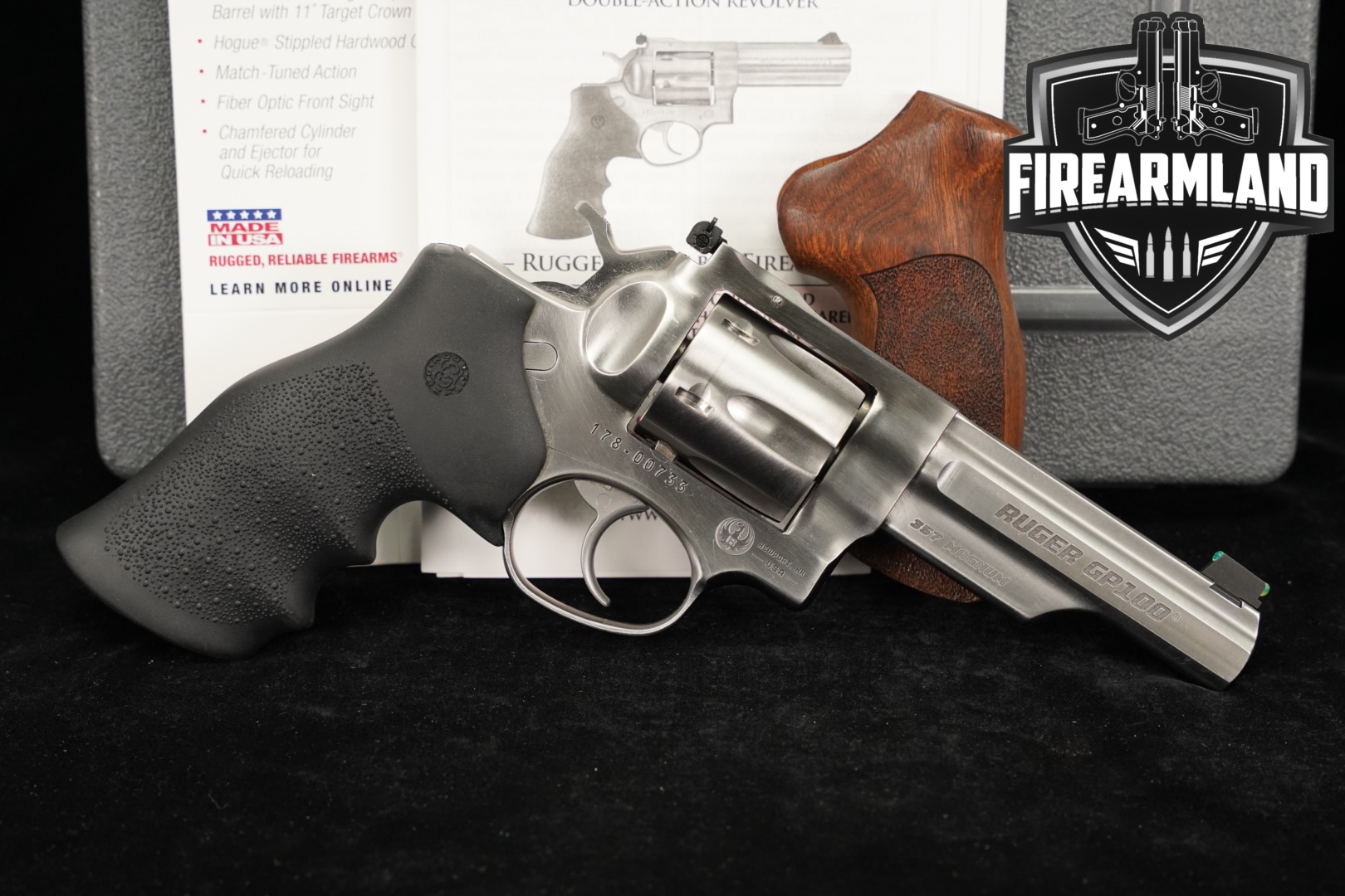Ruger GP100 Match Champion 357 Magnum GP-100 DA/SA +ORIG CASE-img-0