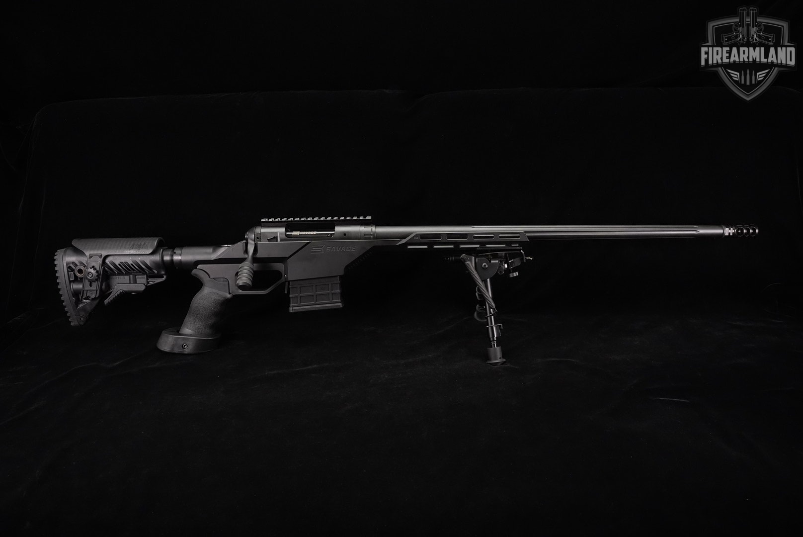 Savage Arms Model 10 BA Stealth 6.5 CM 24" M10 AccuTrigger M-LOK +BIPOD-img-2