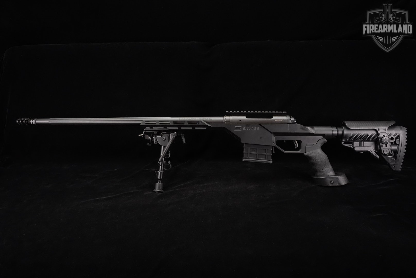 Savage Arms Model 10 BA Stealth 6.5 CM 24" M10 AccuTrigger M-LOK +BIPOD-img-6