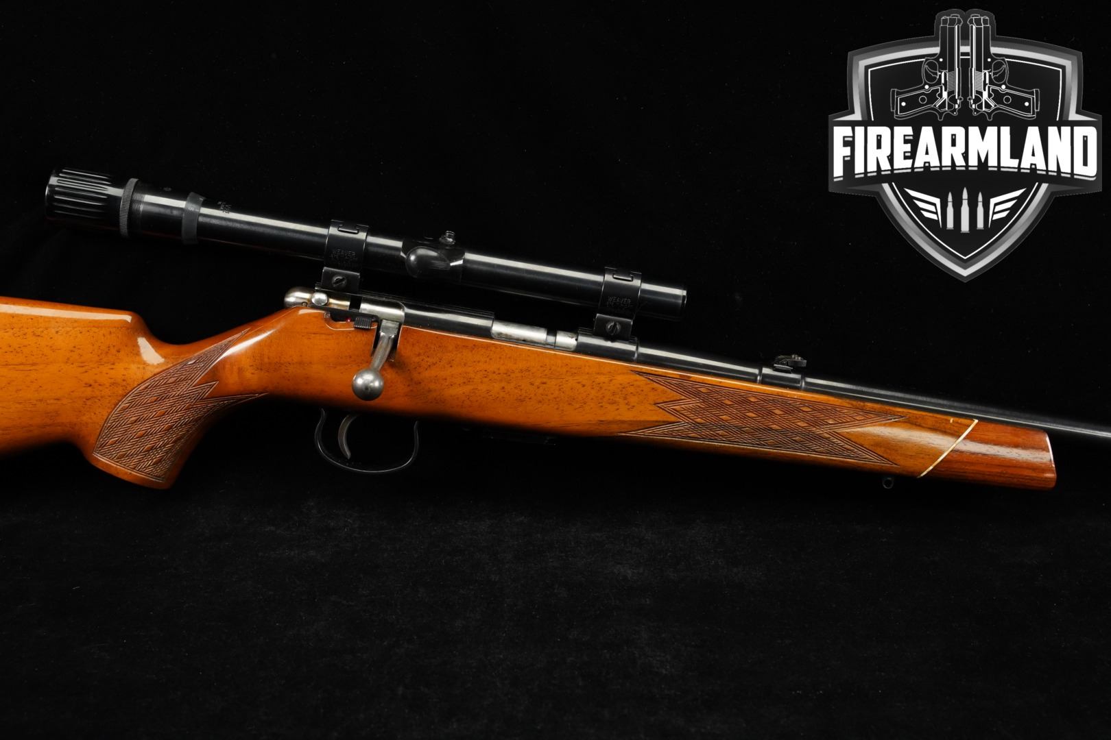 Anschutz Model 141M .22 WMR Walnut in Very Good Condition Thumbnail