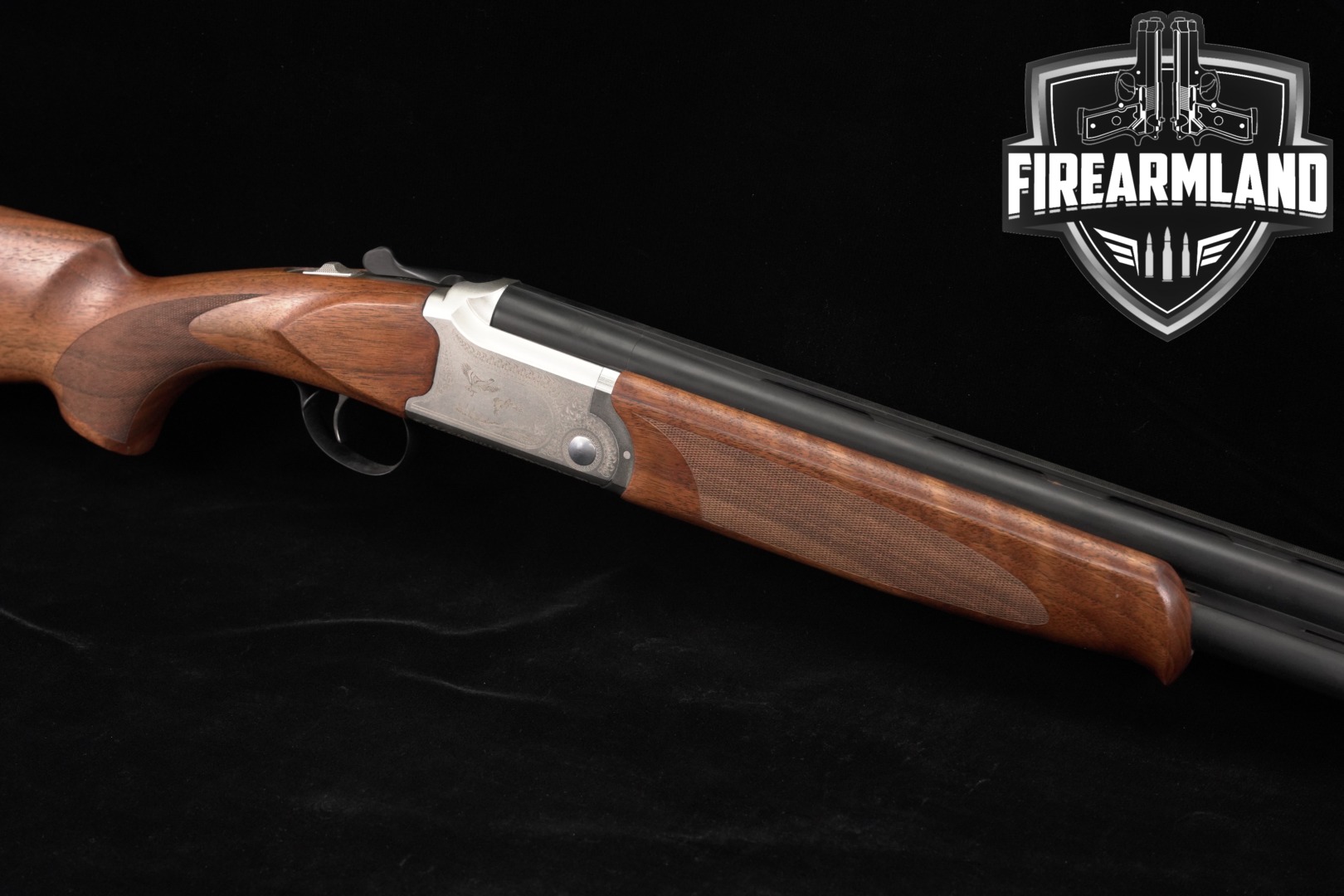 American Tactical (ATI) Cavalry SXE 12 Gauge Black Chrome & Walnut in Very Good Condition Thumbnail