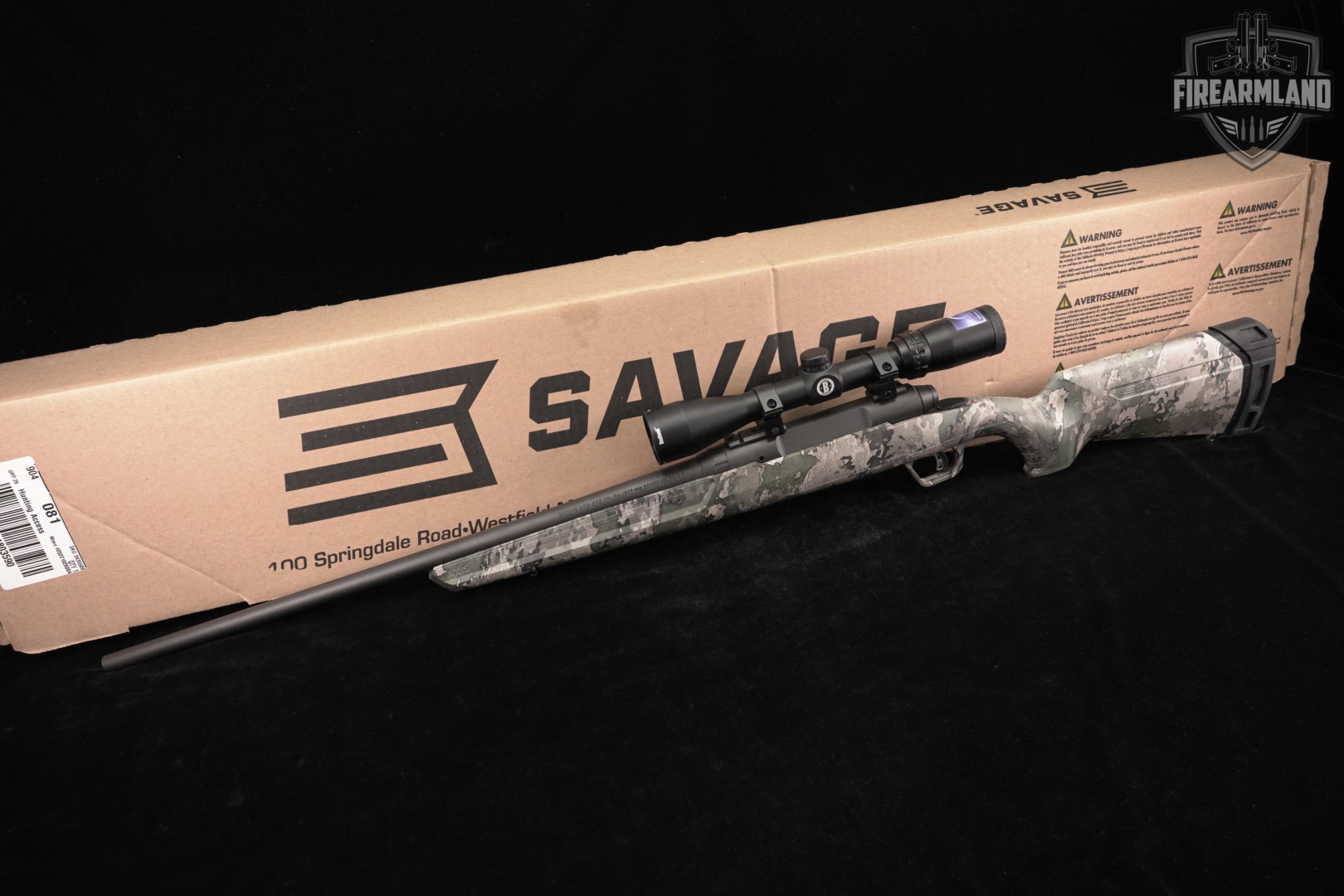 Savage Arms AXIS II XP 243 Win 22" Blued +ORIG BOX, BUSHNELL SCOPE-img-2