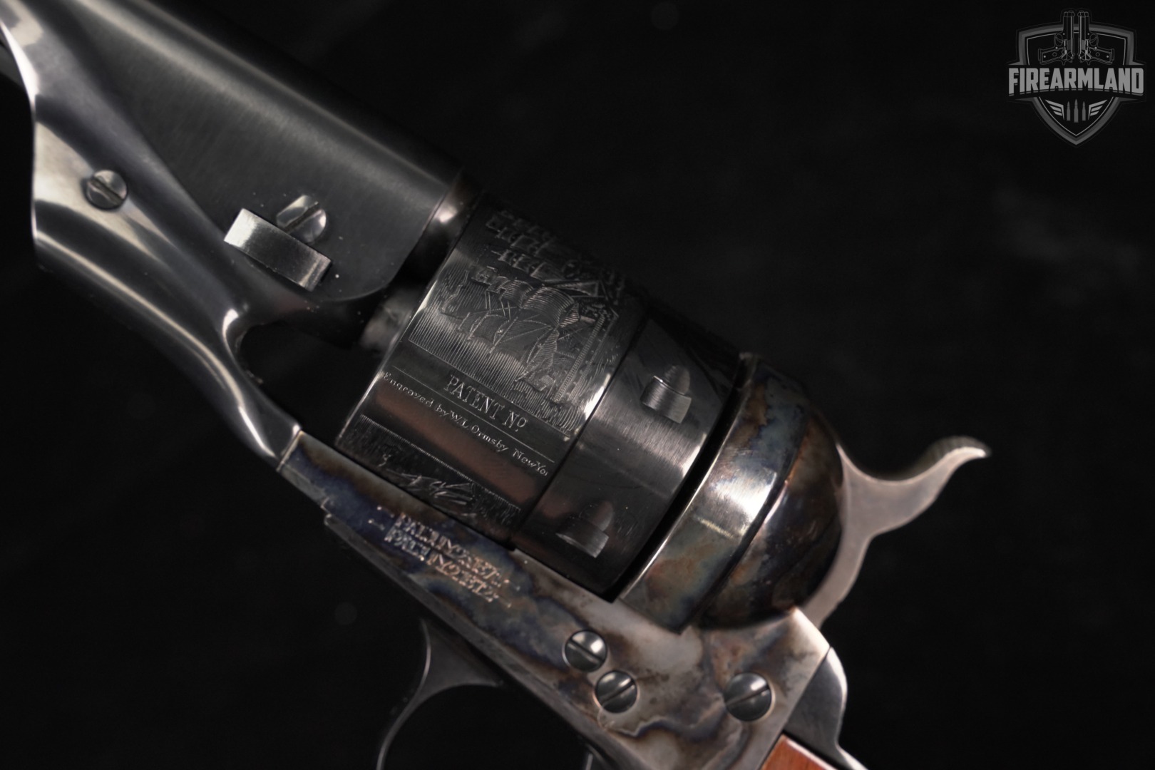A Uberti Model 1860 Richards Conversion Type II 45 Colt Cimarron +ORIG BOX-img-11