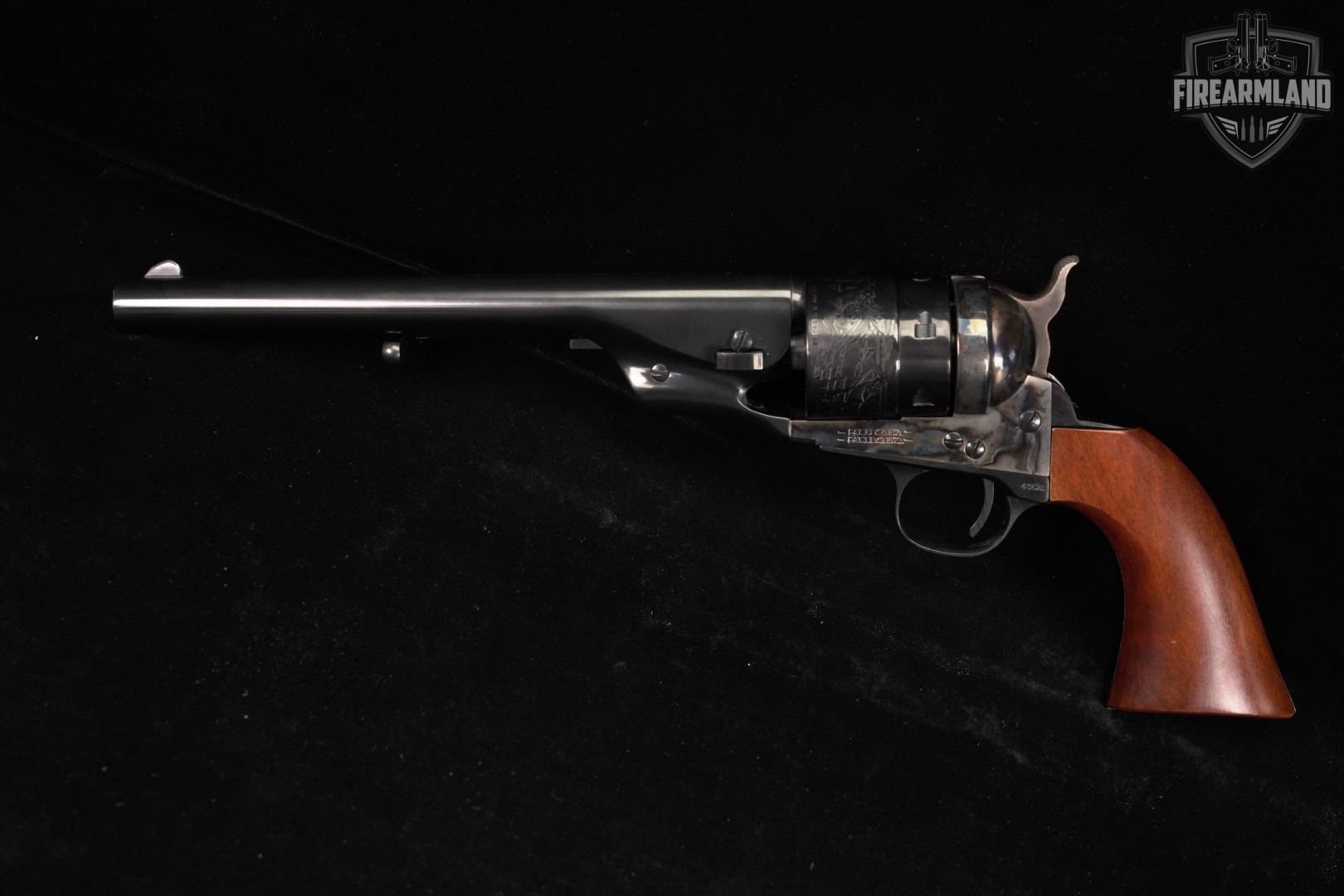 A Uberti Model 1860 Richards Conversion Type II 45 Colt Cimarron +ORIG BOX-img-3