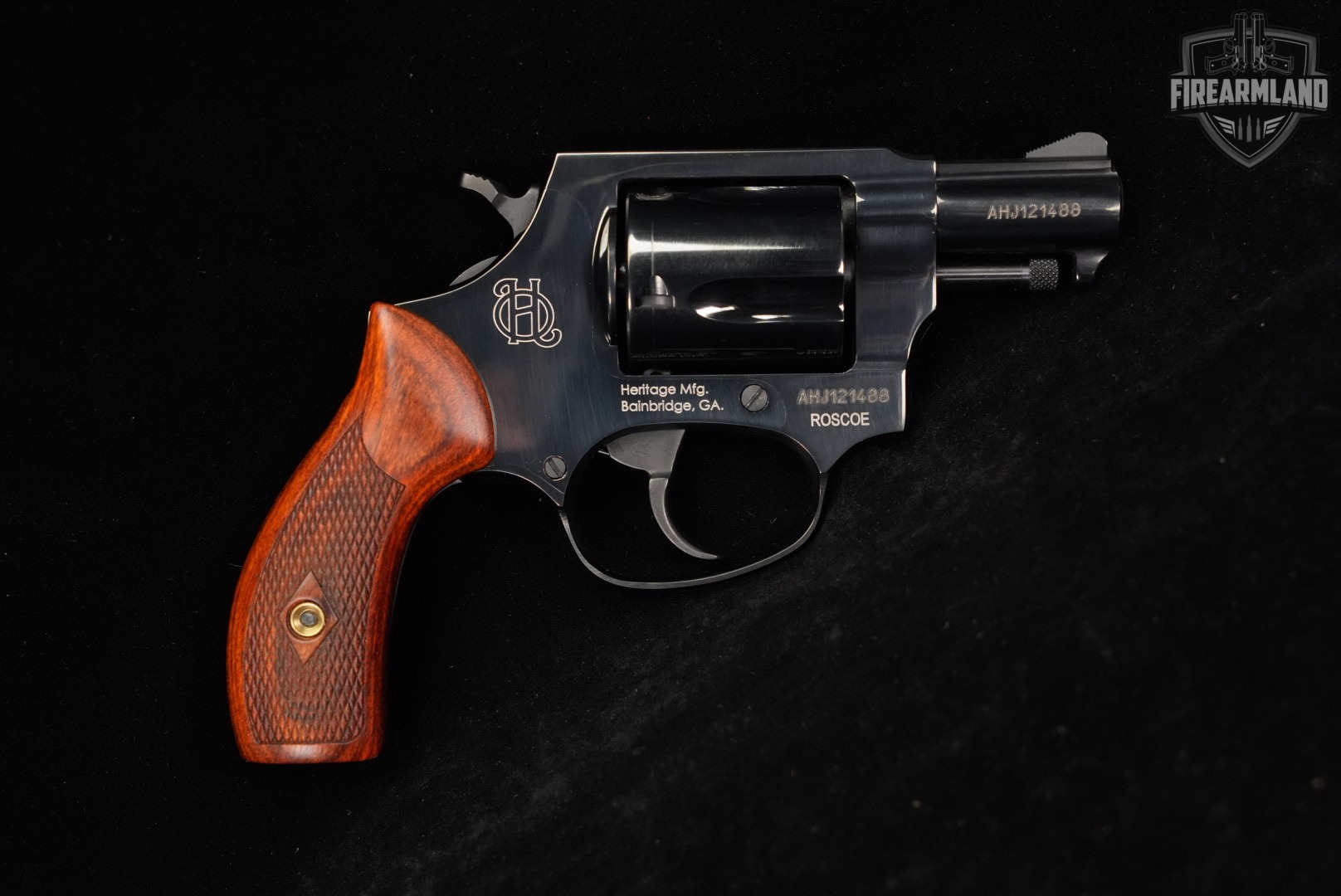 Heritage Manufacturing Roscoe 38 Special +P Rated 2" Blued DA/SA-img-2