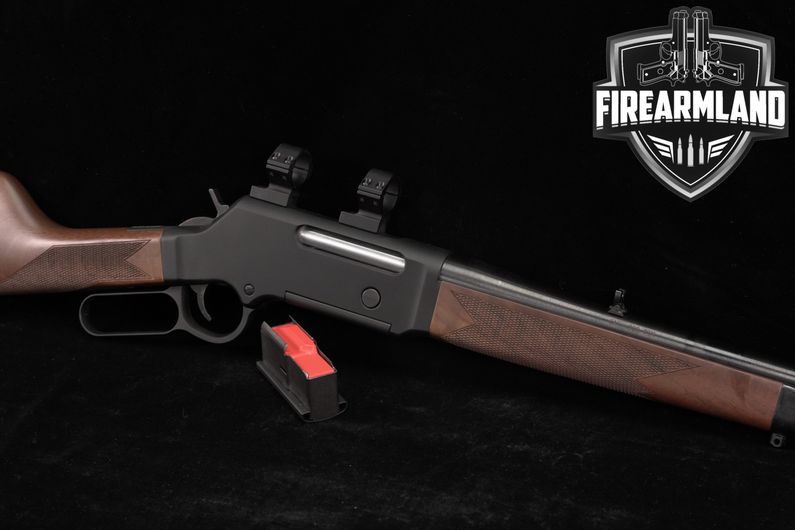 Henry Long Ranger Sighted 308 Winchester 20" Black & Walnut +2 MAGS-img-0
