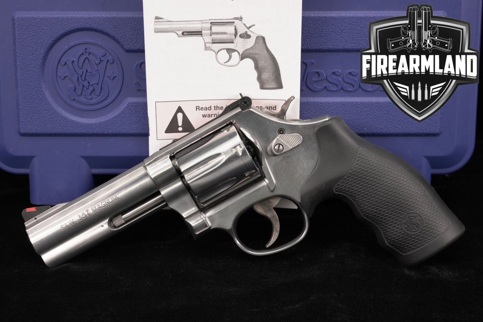 Smith & Wesson (S&W) Model 686-6 Plus .357 Mag. Satin Stainless in Good Condition Thumbnail
