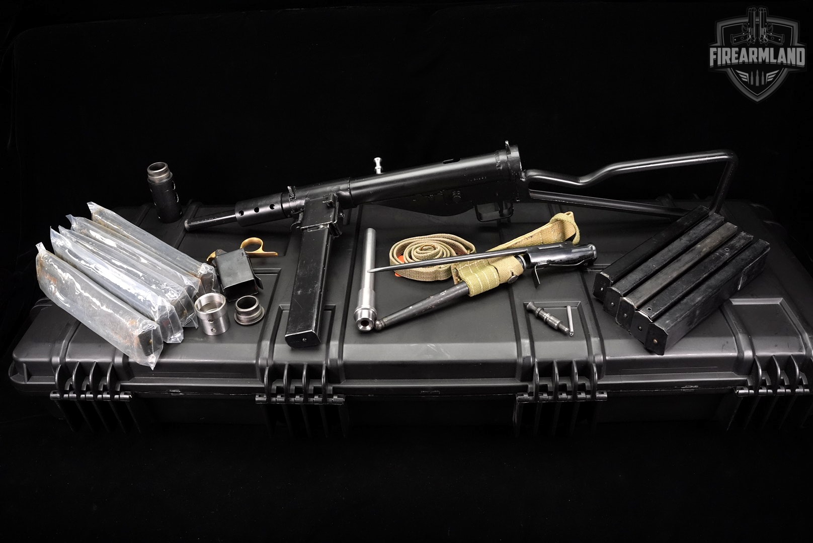 FULLY TRANSFERABLE Interport Inc STEN Mk II 9mm Mark 2 MG +11 MAGS, BAYONET-img-38