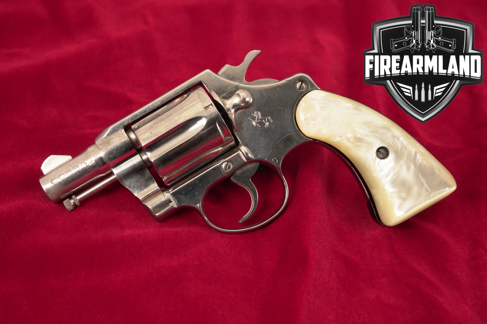 1968 Colt Cobra First Model .38 Spl. Bright Nickel in Good Condition Thumbnail