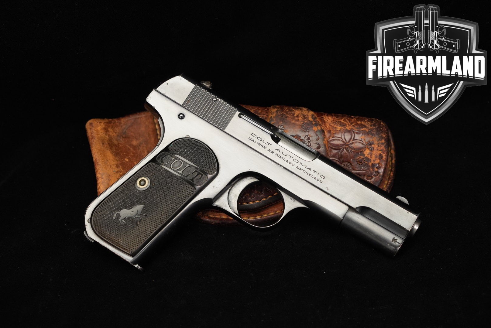 1924 Colt Model 1903 Pocket Hammerless Type III .32 ACP Blued in Good Condition Thumbnail