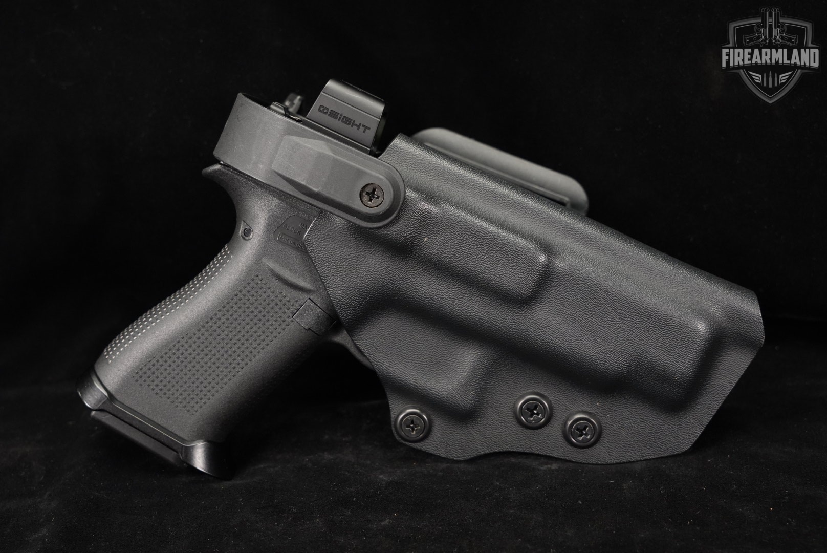 Glock 48 G48 Slimline 9mm 4.17" +5 MAGS, ORIG CASE, HOLSTER, OSIGHT OPTICS-img-15