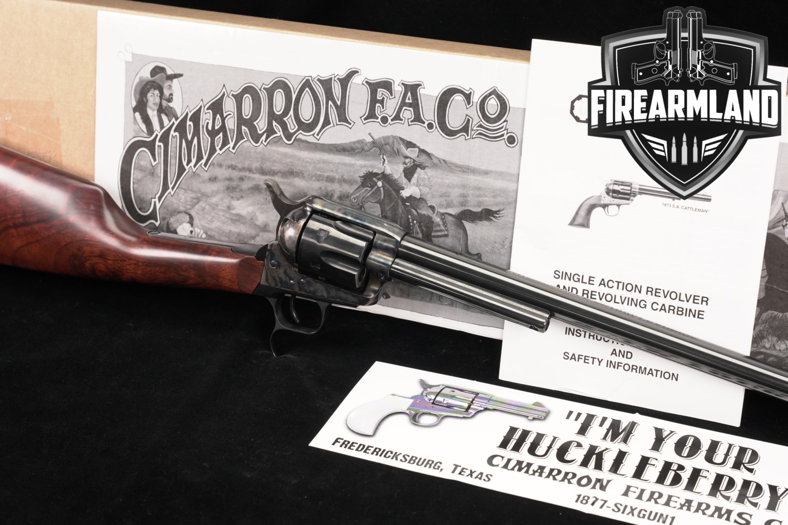 Cimarron Firearms Revolving Carbine .357 Mag. Color Case Hardened & Walnut in Excellent Condition Thumbnail