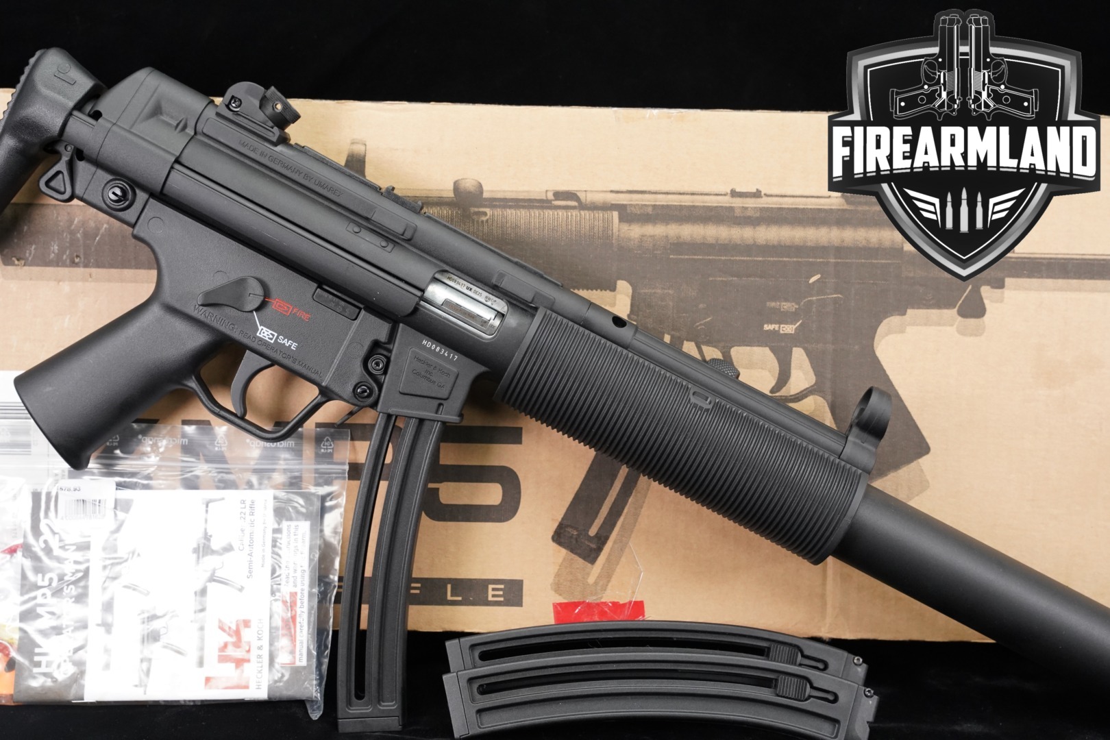 Umarex MP5 .22 LR Rifle SD .22 LR Black in Very Good Condition Thumbnail
