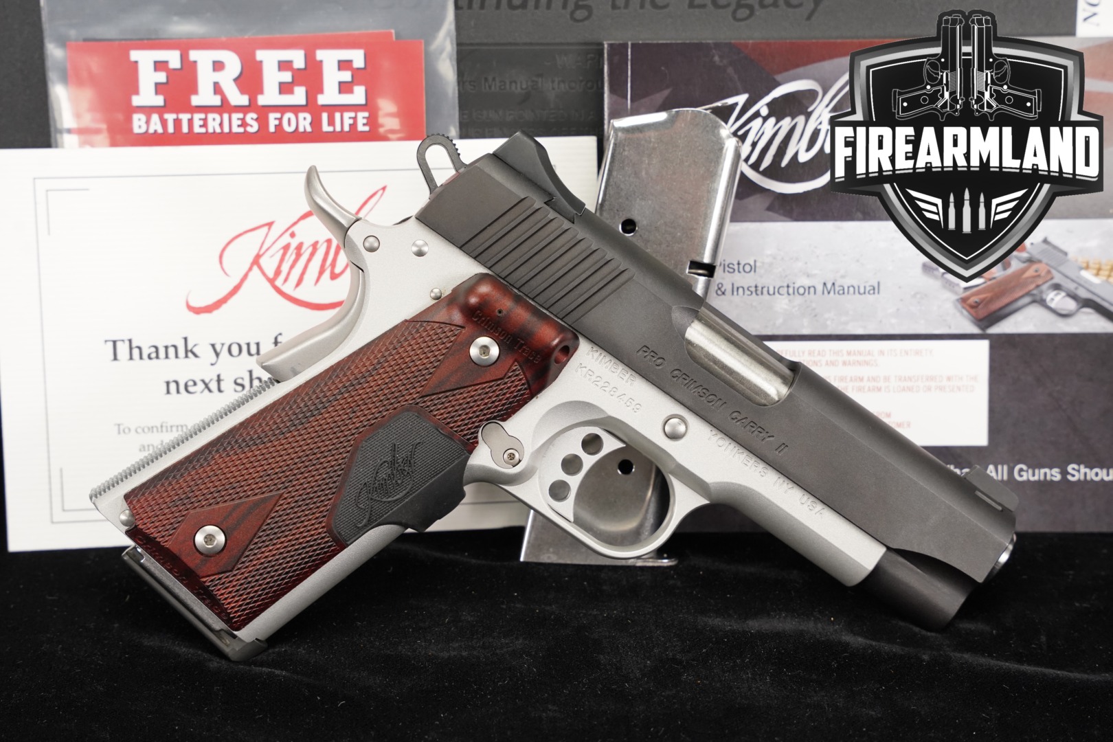 Kimber Pro Crimson Carry II .45 ACP Two-Tone Black & Silver in Very Good Condition Thumbnail