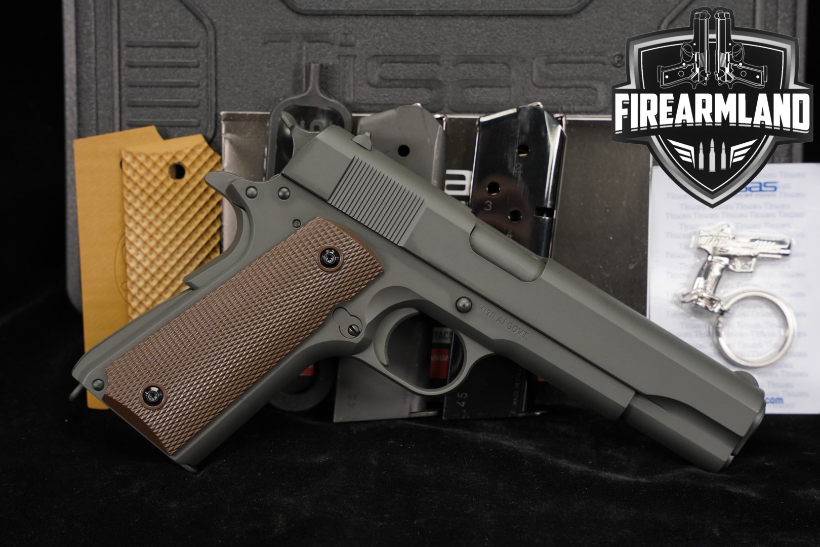 Tisas M1911 A1 GOVT. .45 ACP Grey in Excellent Condition Thumbnail