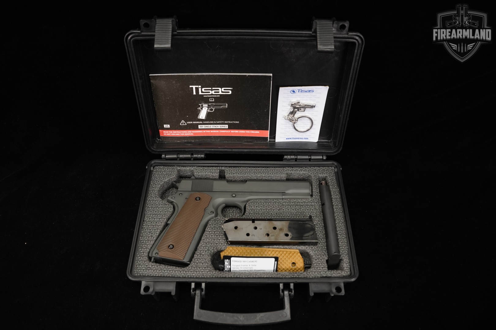 Tisas M1911 A1 GOVT 45 ACP 1911A1 Grey M1911A1 1911 +3 MAGS & ORIG CASE-img-14