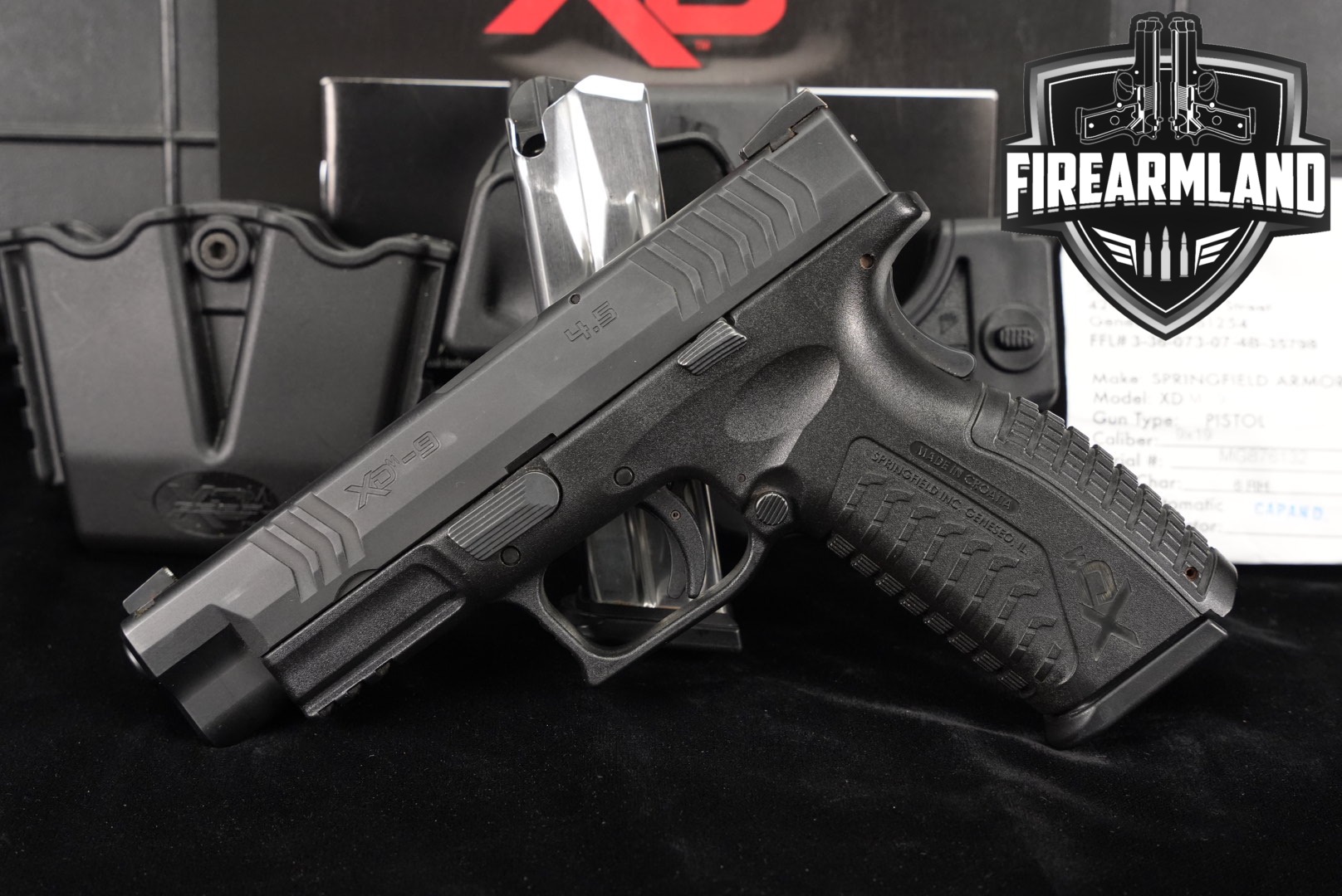 Springfield Armory XD(M) 9mm Luger Black in Very Good Condition Thumbnail