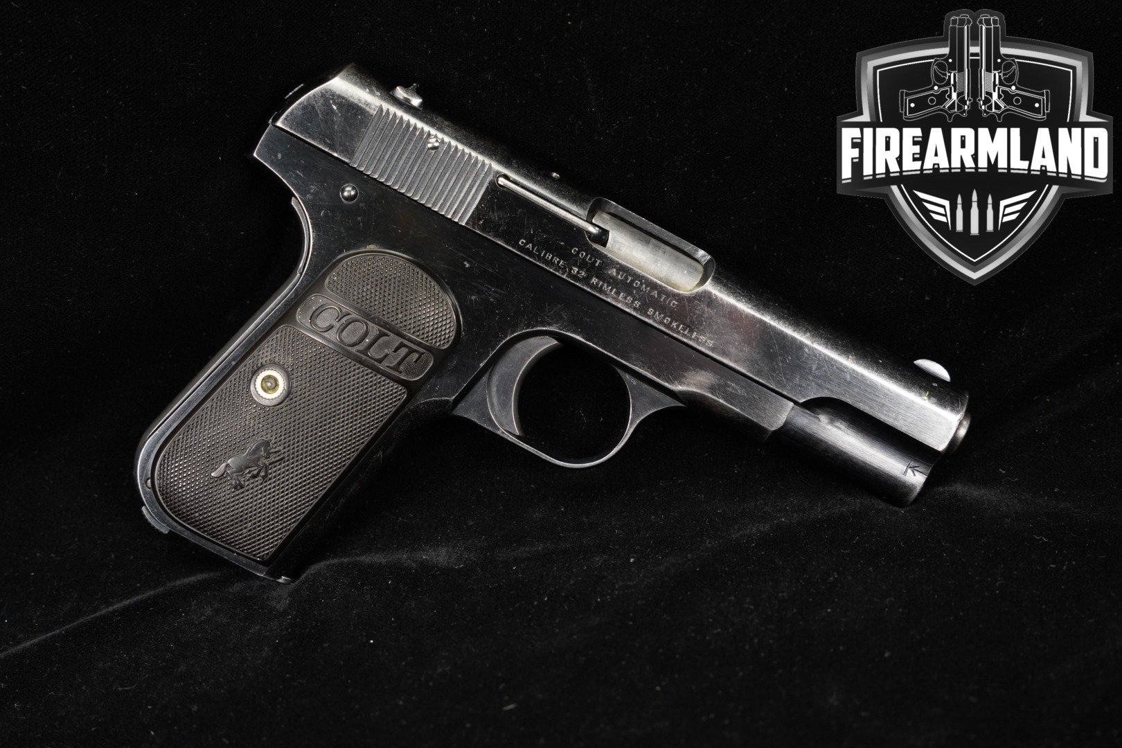 1914 Colt Model 1903 Pocket Hammerless Type III 32 ACP 3.75" Blued M1903-img-0