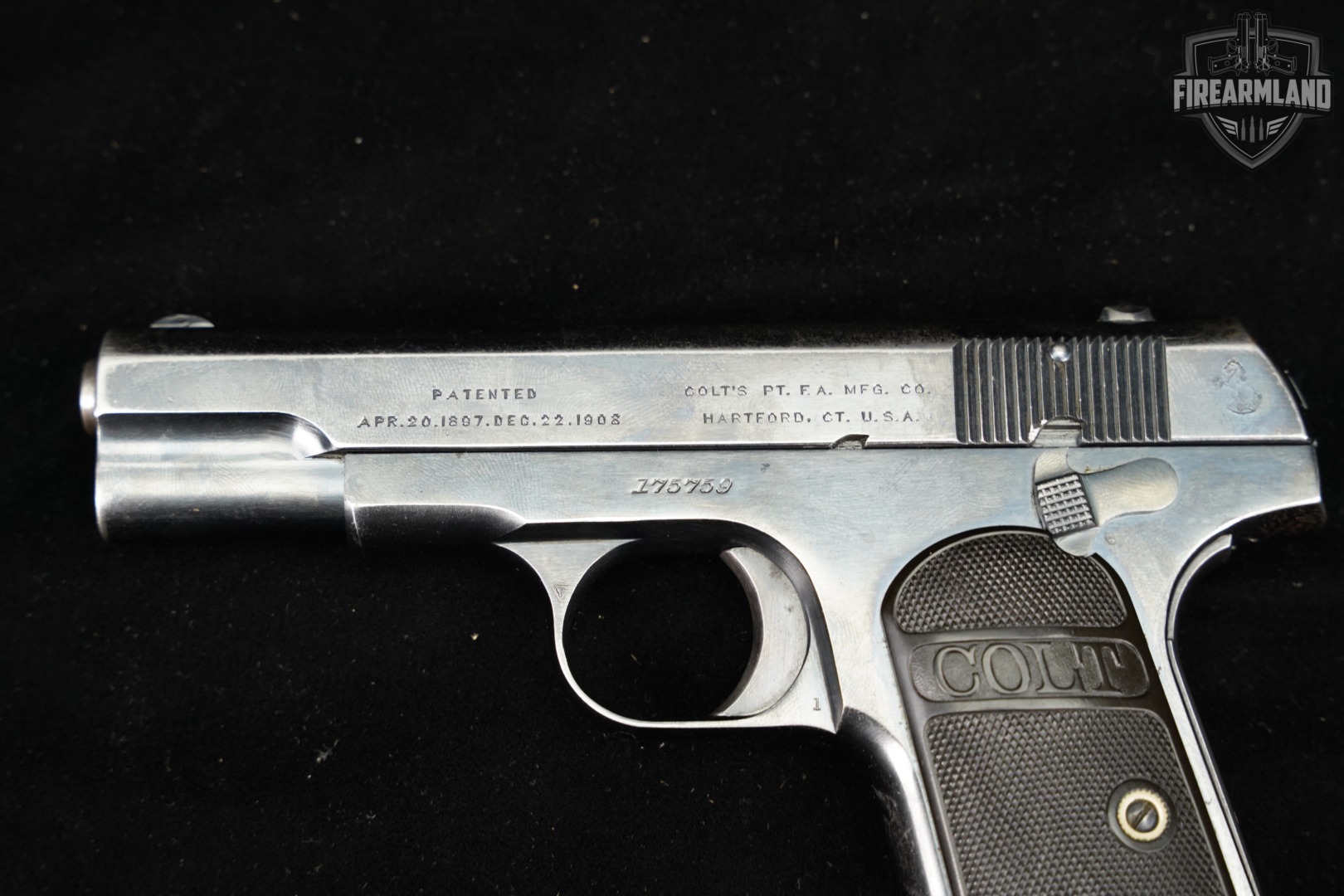 1914 Colt Model 1903 Pocket Hammerless Type III 32 ACP 3.75" Blued M1903-img-11