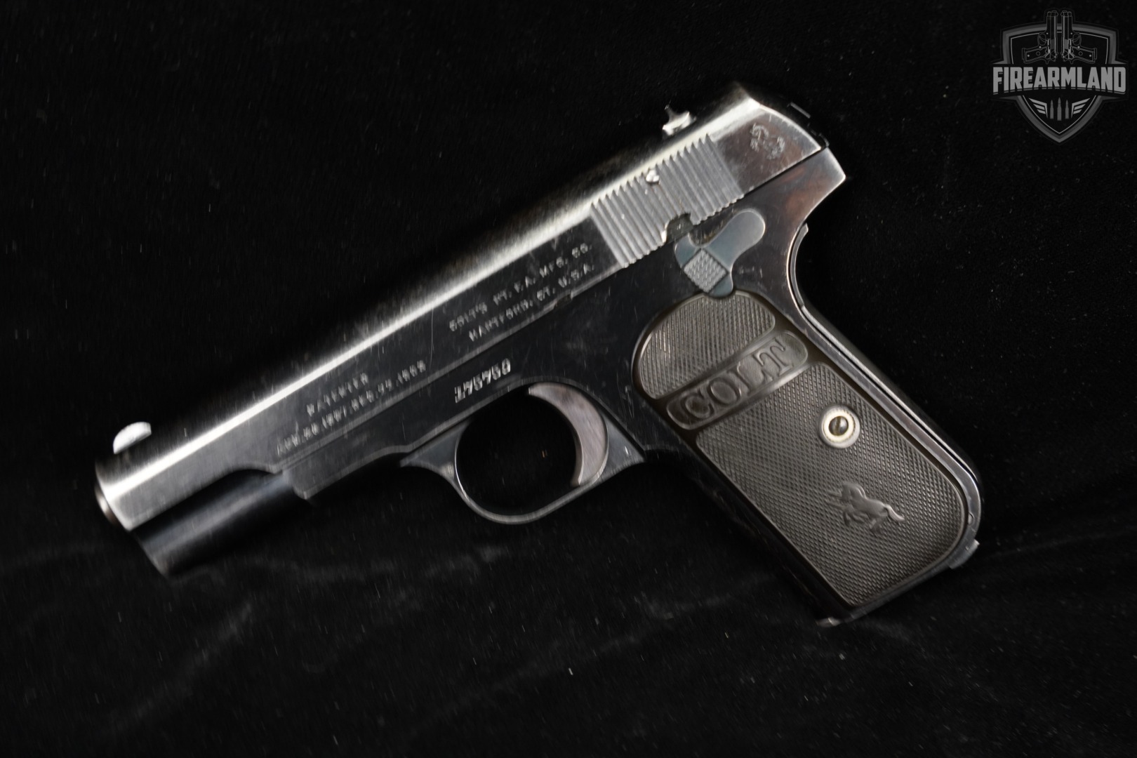 1914 Colt Model 1903 Pocket Hammerless Type III 32 ACP 3.75" Blued M1903-img-2