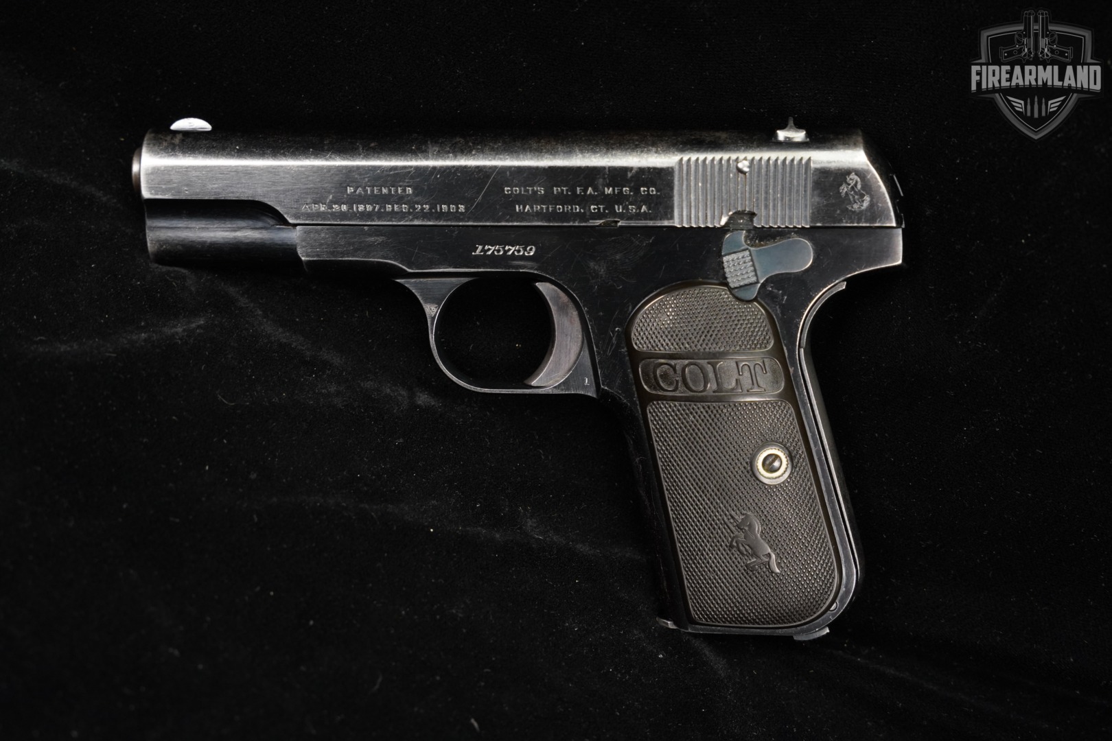 1914 Colt Model 1903 Pocket Hammerless Type III 32 ACP 3.75" Blued M1903-img-4