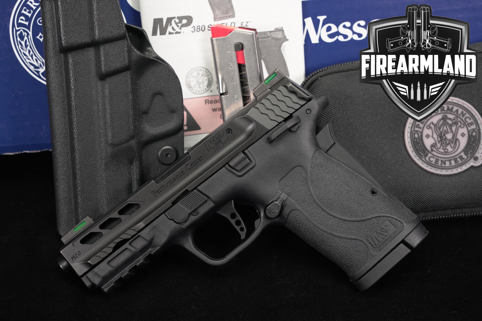 Smith & Wesson (S&W) M&P 380 Shield EZ Performance Center, M2.0, Ported .380 ACP Black in Excellent Condition Thumbnail